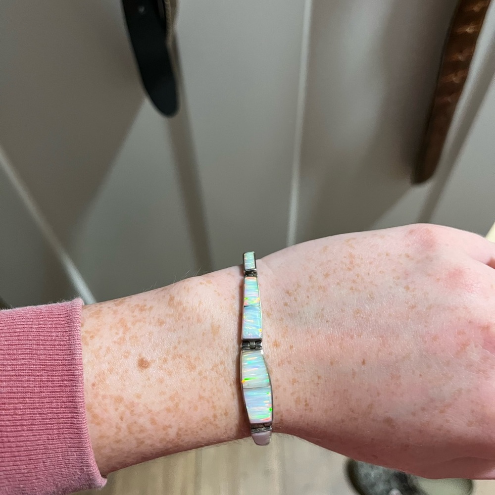 Opal bracelet and ring